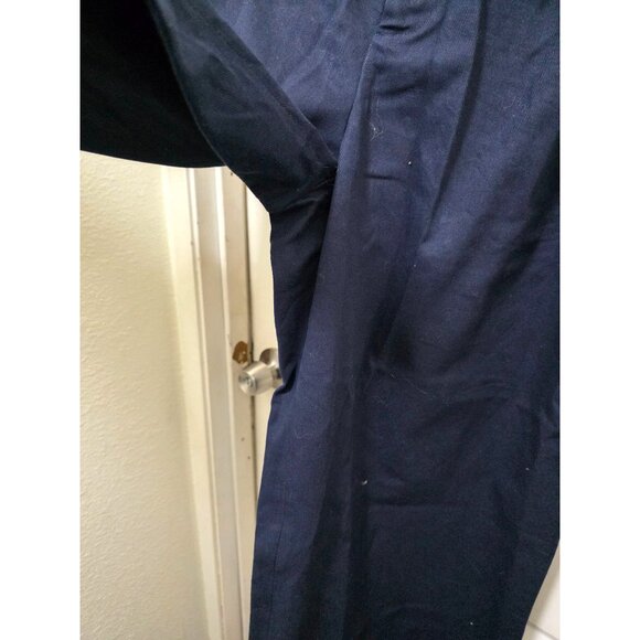 J.CREW Navy Blue Professional Wide-Leg Women's Pants Pockets Size 14/T - Picture 5 of 9